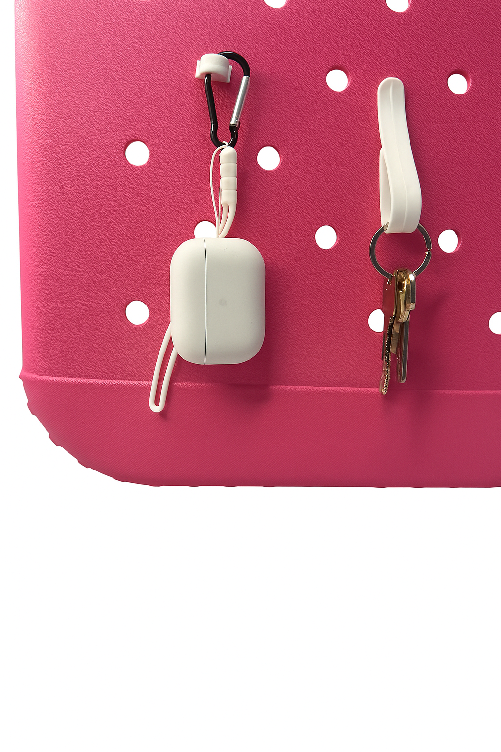 Mini Holder | Set Mini Holder plus Karabiner | Weiß