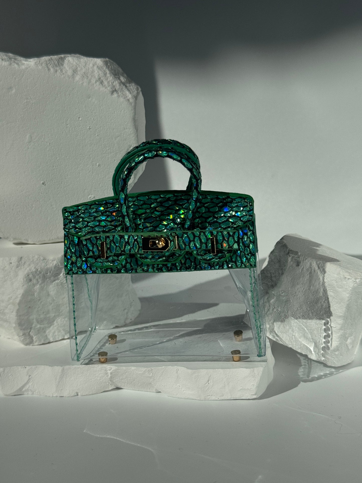 Mini Lure Bag| Transparent | Grün