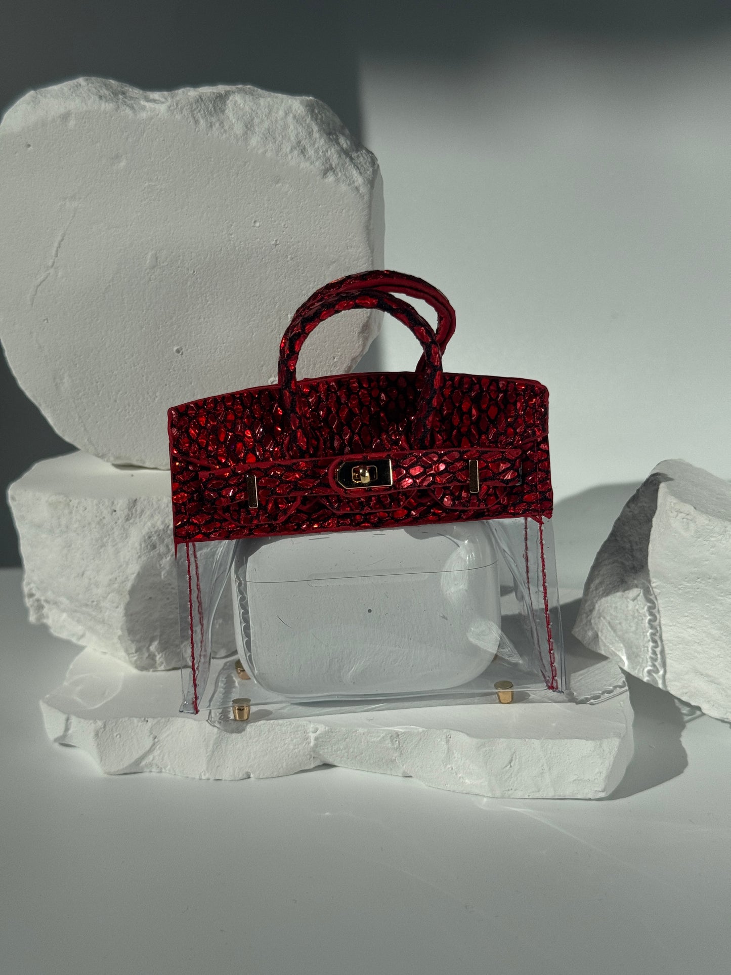 Mini Lure Bag| Transparent | Rot