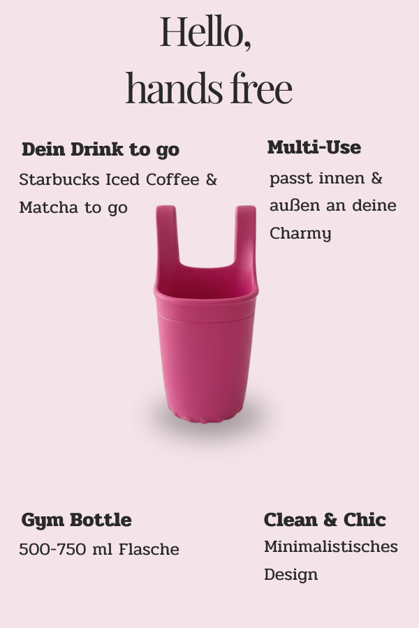 Getränkehalter für Charmy Bag