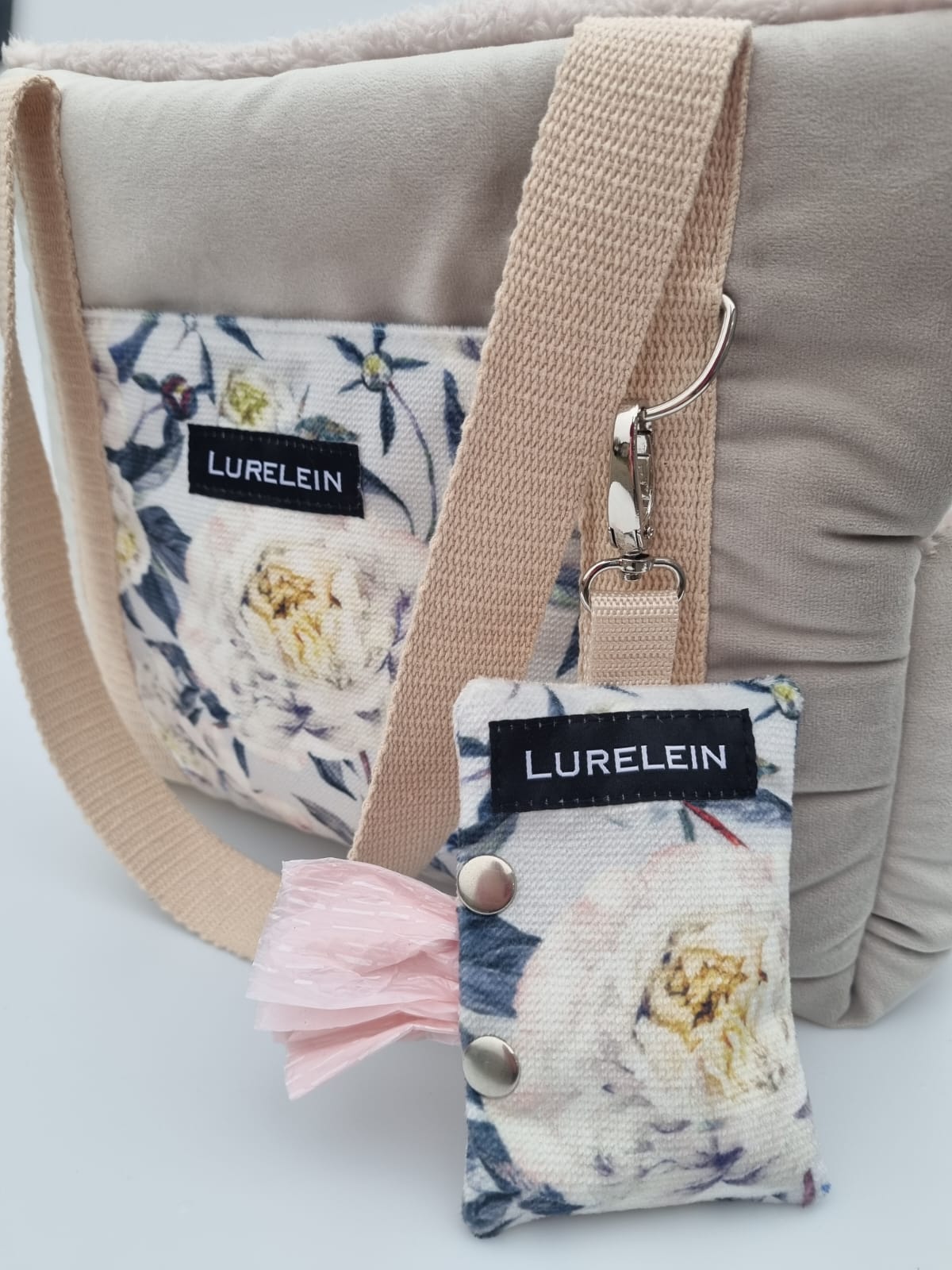 LURELEIN Hunde-Tasche „To Go“ – 3-teiliges Set für kleine Hunde