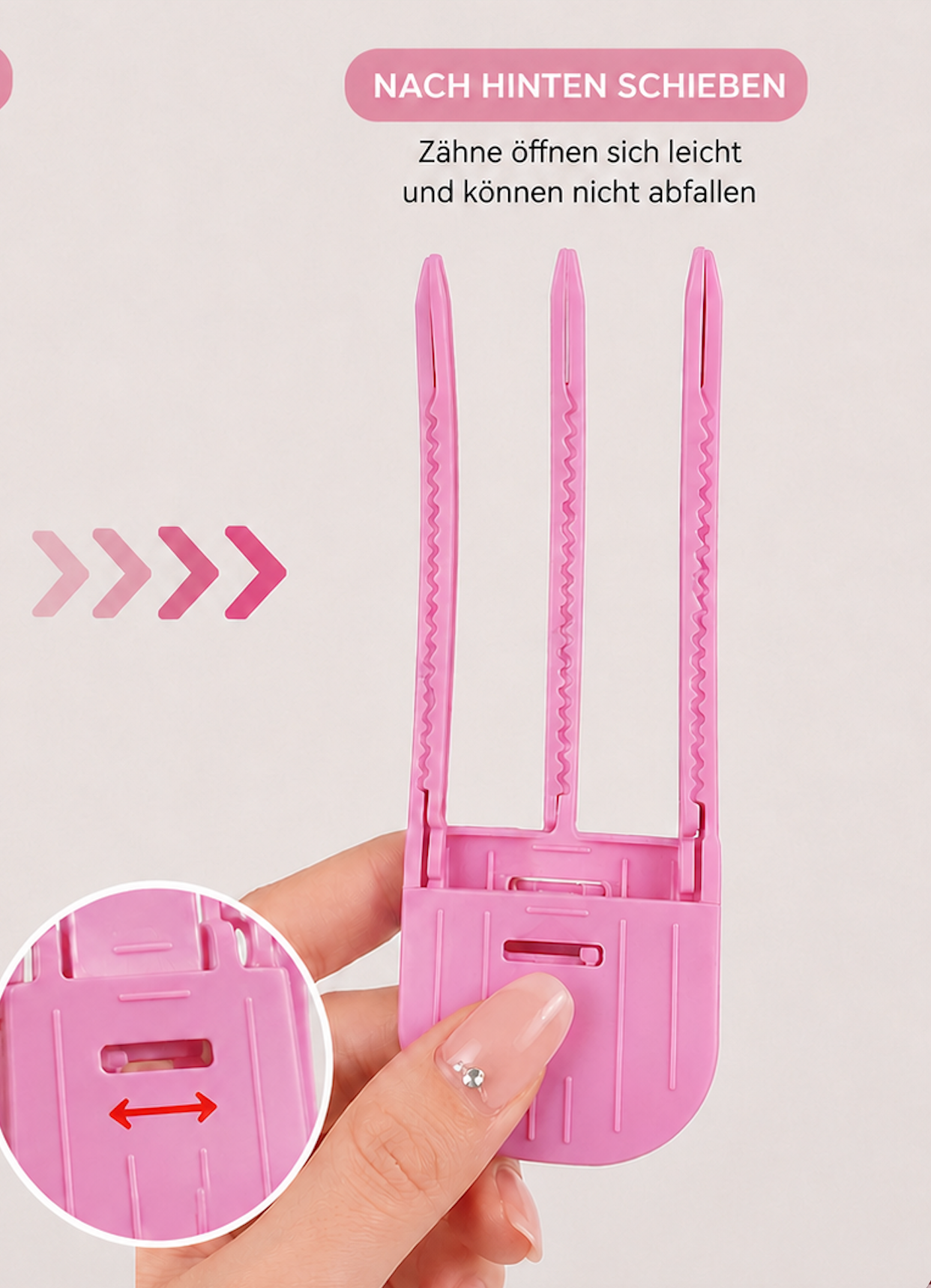 3 Stück Volumenclip für den Haaransatz