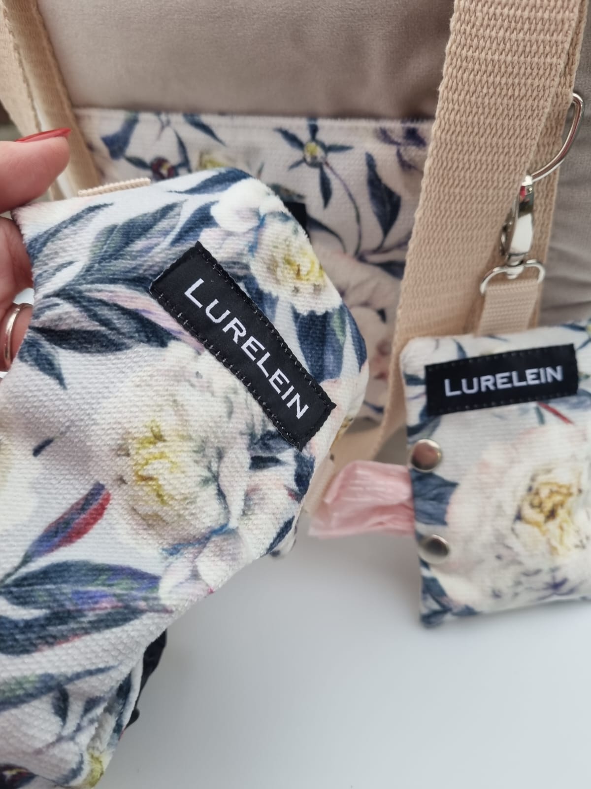 LURELEIN Hunde-Tasche „To Go“ – 3-teiliges Set für kleine Hunde