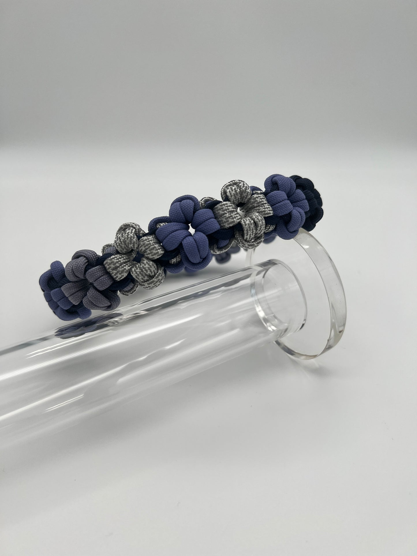 Mini Flower power Halsband  40cm mit reflektiertem Band